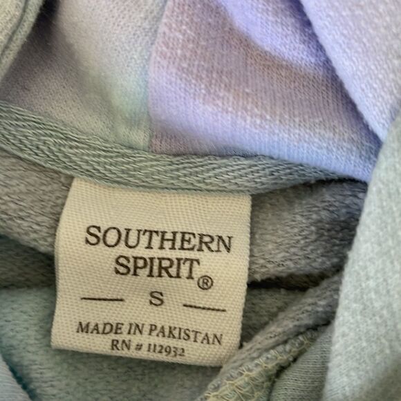 Southern Spirit Tie Dye Hooded Sweatshirt-Size Small - Picture 3 of 7